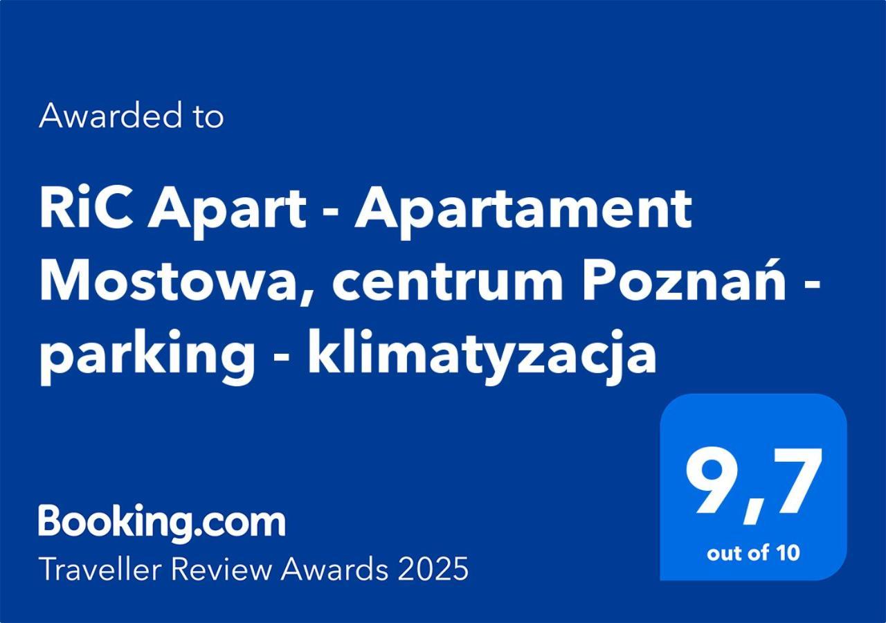 Ric Apart - Apartament Mostowa, Centrum Poznan - Parking - Klimatyzacja Экстерьер фото